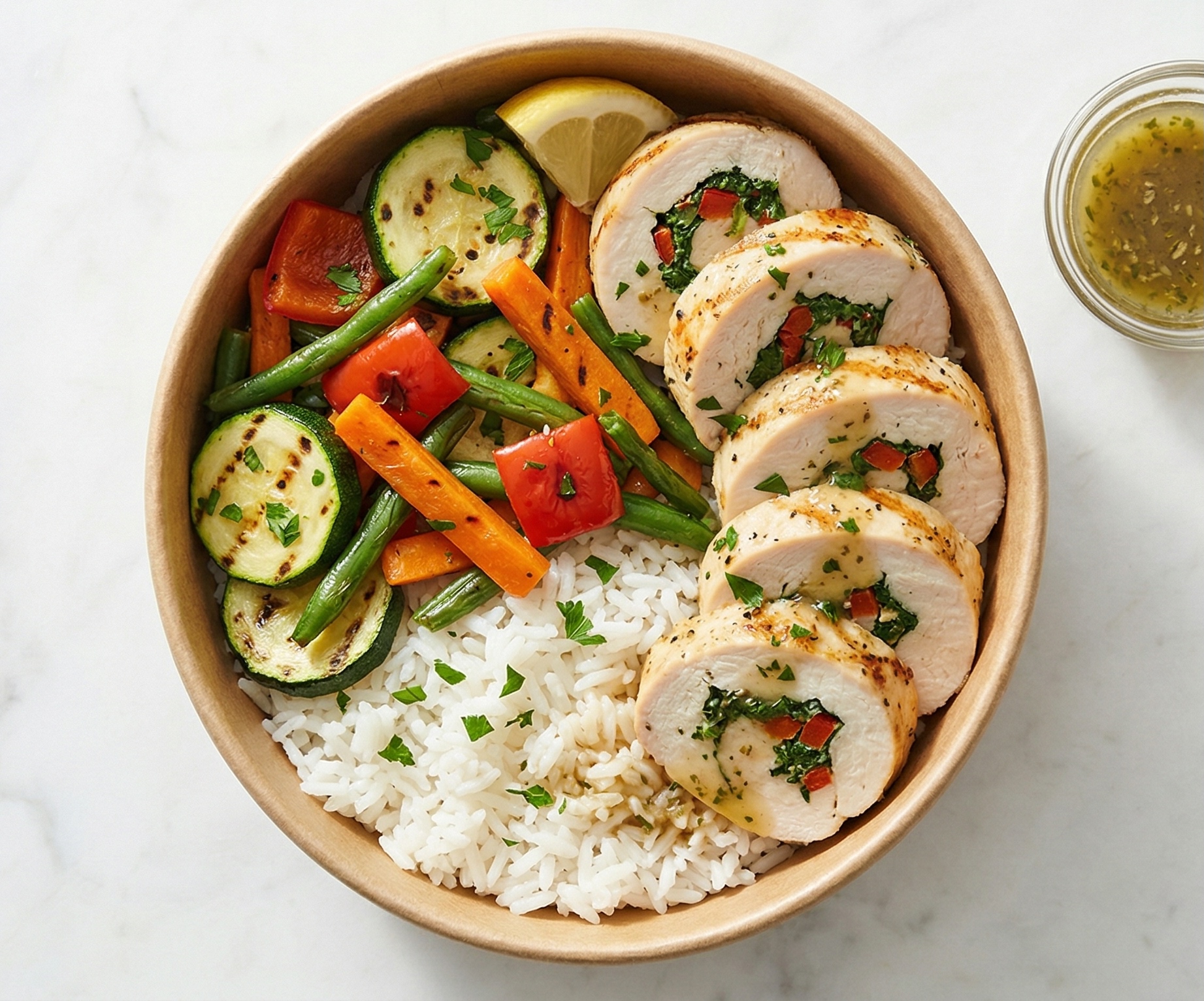 Grilled Chicken Roulade