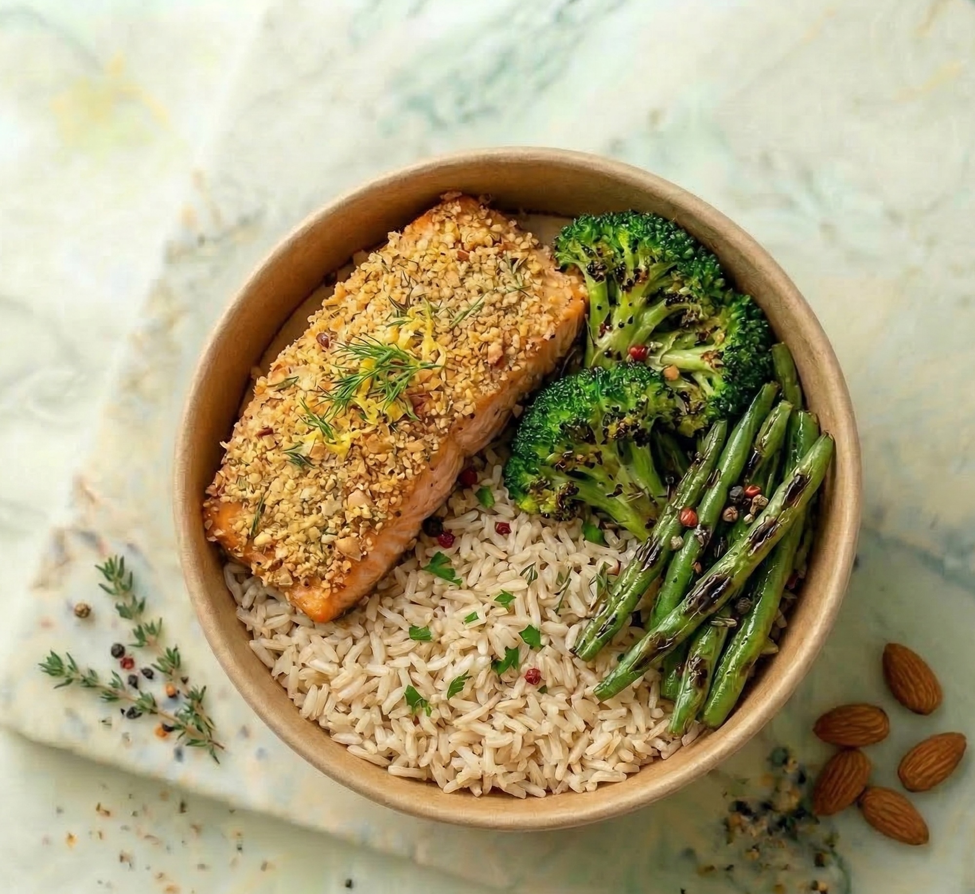 Almond Crusted Salmon